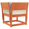 vidaXL 4pcs conj. lounge jardim + almofad&otilde;es pinho maci&ccedil;o castanho-mel