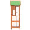 VidaXL Gaiola para p&aacute;ssaros 60x58,5x160 cm pinho maci&ccedil;o castanho