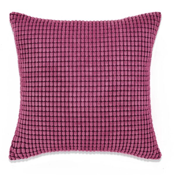 vidaXL Conjunto de 2 almofadas em veludo 60x60 cm rosa