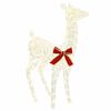 vidaXL Rena de Natal 3D LOVIISA 110 LED Branco quente 70 x 26 x 100 cm