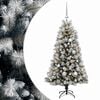 vidaXL &Aacute;rvore de Natal artificial com ramos articulados e bolas 120 cm