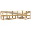 vidaXL Conjunto de Sof&aacute;s para Exterior 5 unid. Branco