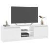 vidaXL M&oacute;vel de TV 120x30x35,5 cm contraplacado branco