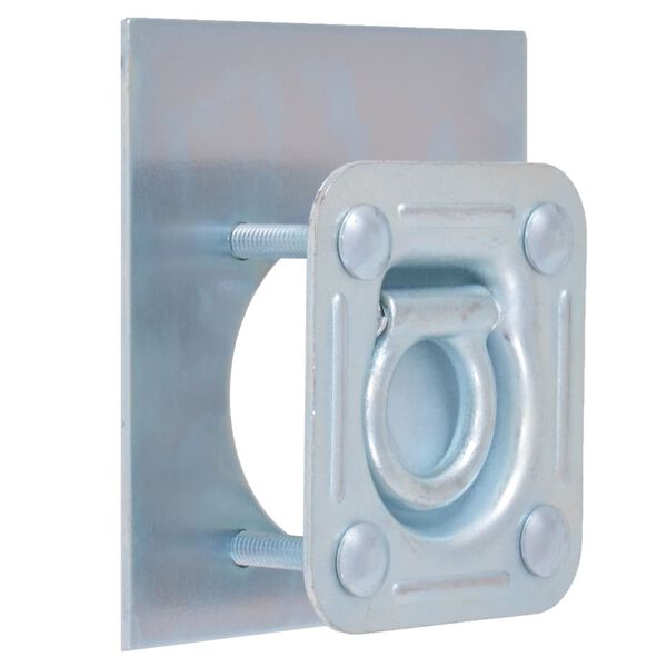 vidaXL An&eacute;is de fixa&ccedil;&atilde;o para atrelados 6 pcs a&ccedil;o galvanizado 2000 kg