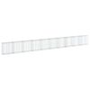 vidaXL Cesto gabi&atilde;o com cobertura 1000x50x100 cm ferro galvanizado