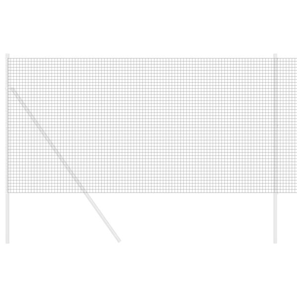 vidaXL Cerca de Arame Soldado Cinzeto 1.2 x 25 m