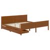 vidaXL Estrutura cama c/ 2 gavetas 180x200cm pinho maci&ccedil;o castanho mel