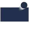 vidaXL Película p/ piscina PE solar flutuante 400x200 cm preto e azul