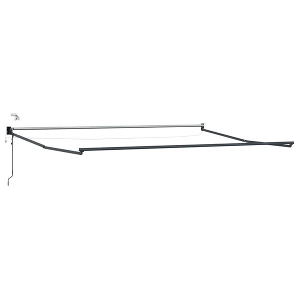 vidaXL Toldo Retr&aacute;til El&eacute;trico Branco 4 x 2 m
