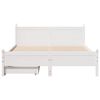 vidaXL Cama sem colchão 120x190 cm madeira de pinho maciça branco
