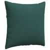 vidaXL Travesseiros de Sof&aacute; 2 pcs Verde Escuro 60 x 60 cm tecido