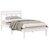 vidaXL Estrutura da Cama Branco 90 x 190 cm Madeira de Pinheiro S&oacute;lida