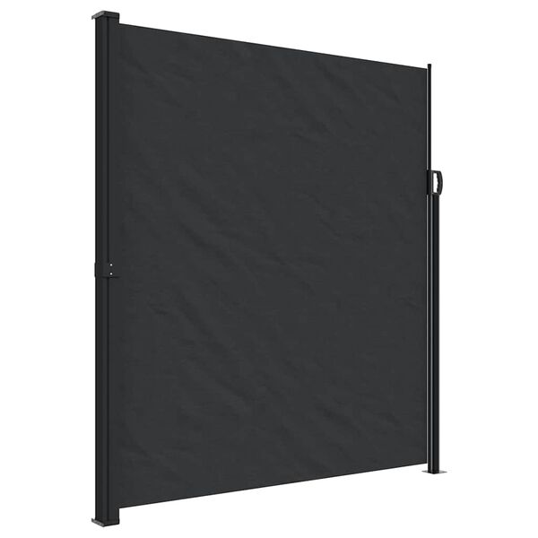 vidaXL Toldo lateral retr&aacute;til 220x600 cm preto