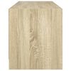 vidaXL M&oacute;vel de TV c/ portas de vidro 102x37x42 cm carvalho sonoma