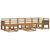 vidaXL Conjunto de Sof&aacute;s para Exterior 8 pcs Natural