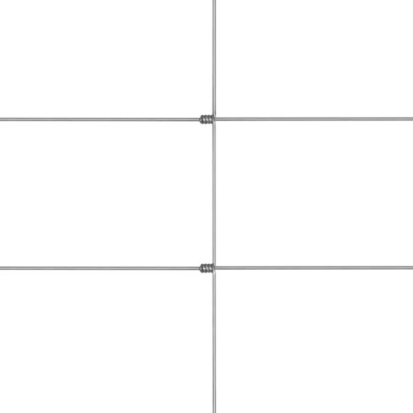 vidaXL Cerca de jardim 50x1 m a&ccedil;o galvanizado prateado