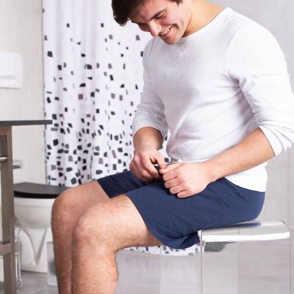 RIDDER Banco para casa de banho Trendy transparente