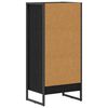 vidaXL Gabinete de Livros Carvalho Preto 80 x 30 x 155 cm