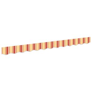 vidaXL Substitui&ccedil;&atilde;o de Valance de Toldo Amarelo e Laranja 230 x 20 cm