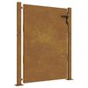 vidaXL Port&atilde;o de jardim 100x125 cm A&ccedil;o Corten