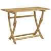 vidaXL Mesa de jardim dobr&aacute;vel 110x55x75 cm madeira de ac&aacute;cia maci&ccedil;a