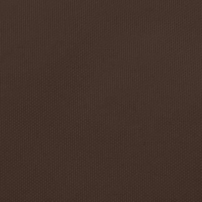 vidaXL Para-sol estilo vela tecido oxford quadrado 4,5x4,5 m castanho