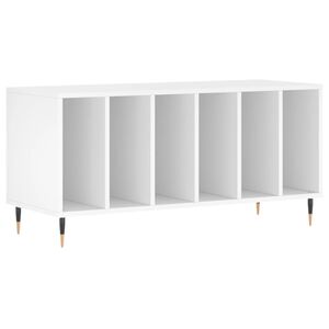 vidaXL Arm&aacute;rio para discos 100x38x48 cm derivados de madeira branco