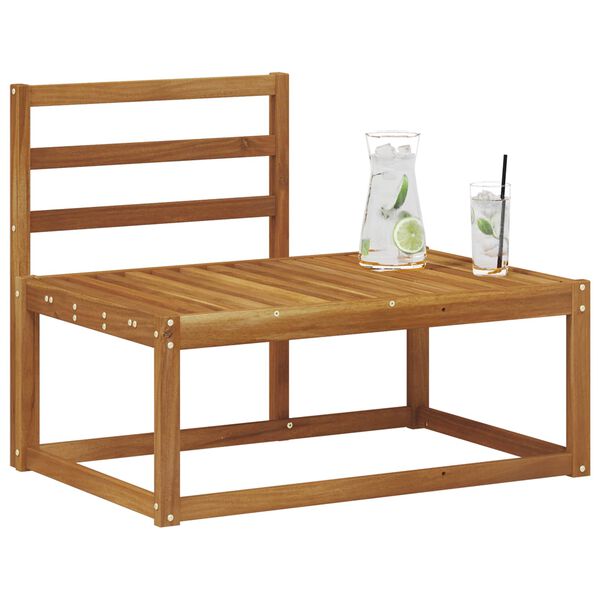 vidaXL Sof&aacute; de Canto Externo Natural 91 x 63 x 73 cm