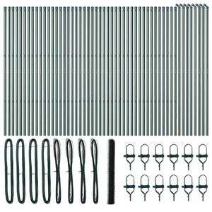 vidaXL Poste de Cerca Verde