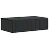 vidaXL Mesa Lateral de Parede Preto 59 x 34,5 x 17 cm