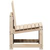 vidaXL Cadeira de jardim 50,5x55x77 cm madeira de pinho maci&ccedil;a
