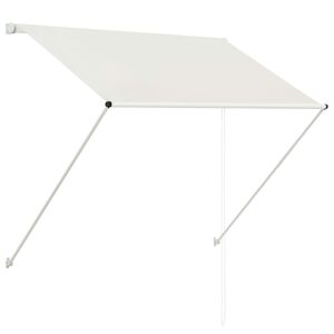 vidaXL Toldo retr&aacute;til 100x150 cm creme