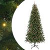 vidaXL &Aacute;rvore de Natal Artificial com 300 LEDs Verde 240 cm PE e PVC