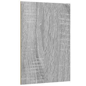 vidaXL Pain&eacute;is de Decora&ccedil;&atilde;o 12 unid. Sonoma cinzento 15 x 21 x 0,27 cm