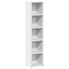 vidaXL Arm&aacute;rios para CD 2 pcs 21x16x93,5 cm contraplacado branco