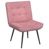 vidaXL Cadeira de relaxamento 64x74x84 cm veludo rosa