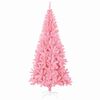 vidaXL &Aacute;rvore de Natal com 300 LEDs com suporte Rosa 180 cm PVC