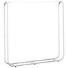 vidaXL Suporte para lenha 150x25x150 cm a&ccedil;o galvanizado