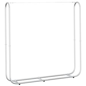 vidaXL Suporte para lenha 150x25x150 cm a&ccedil;o galvanizado