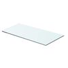 vidaXL Prateleiras 2 pcs 60x25 cm vidro transparente