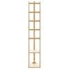 vidaXL Cabide com ganchos e prateleiras 38,5x30x156 cm bambu