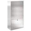vidaXL Caixa para entrega de pacotes Prateado 44 x 22 x 82 cm