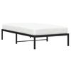 vidaXL Estrutura de cama metal 107x203 cm preto