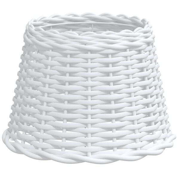 vidaXL Abajur &Oslash;30x20 cm vime branco