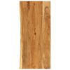 vidaXL Tampo p/ m&oacute;vel toucador WC 114x52x4 cm madeira ac&aacute;cia maci&ccedil;a