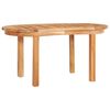 vidaXL Mesa de centro 90x50x45 cm madeira de teca maci&ccedil;a