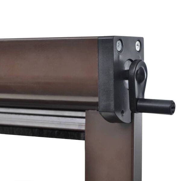 Tela rolo contra insectos para janelas 80 x 170 cm castanho