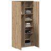 vidaXL Highboard carvalho artisiano 80 x 35 x 180 cm