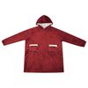 vidaXL Sweatshirt manta Vermelho Bordeaux s Fleece e Flanela