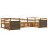 vidaXL Conjunto de Sof&aacute;s para Exterior 6 pcs Natural